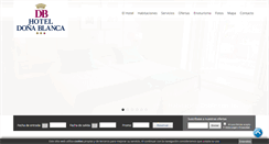 Desktop Screenshot of hoteldonablanca.com